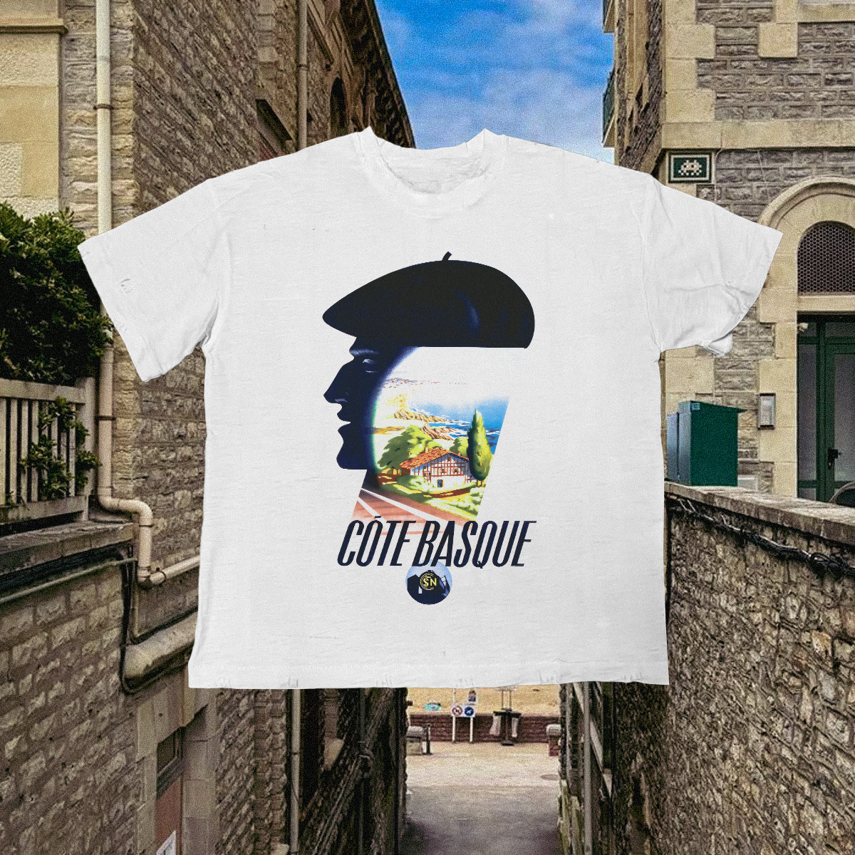 Cote Basque Vintage White Tee