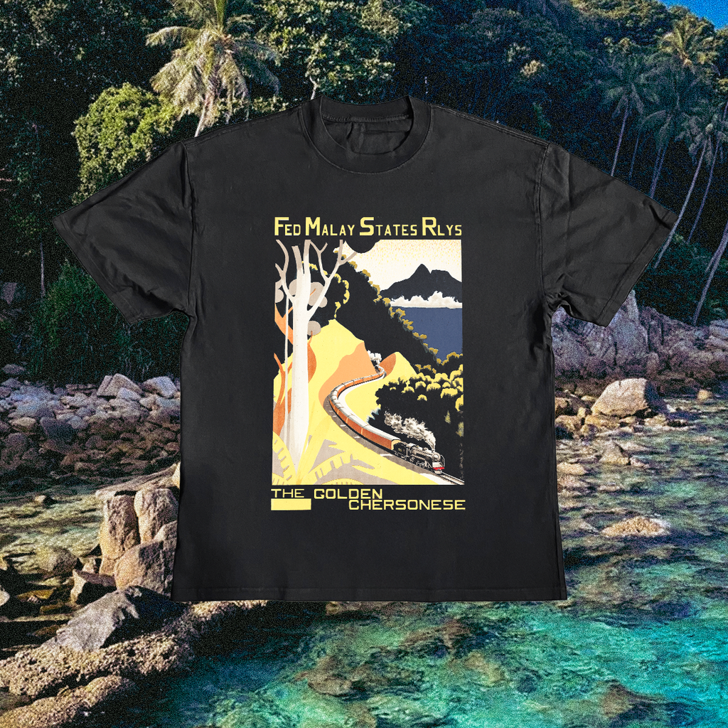 The Golden Chersonese Vintage Black Tee