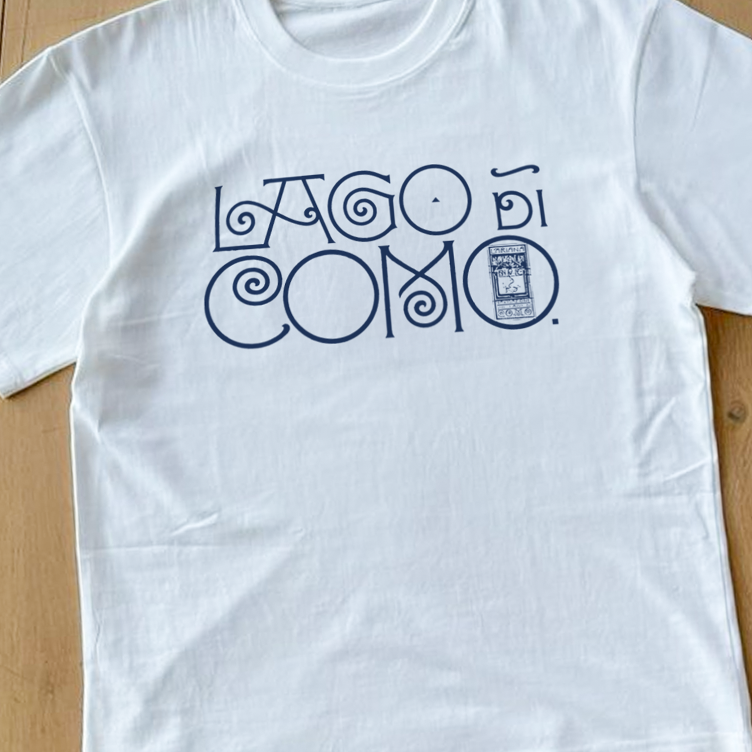 Beautiful 'Lake Como' Classic White Tee
