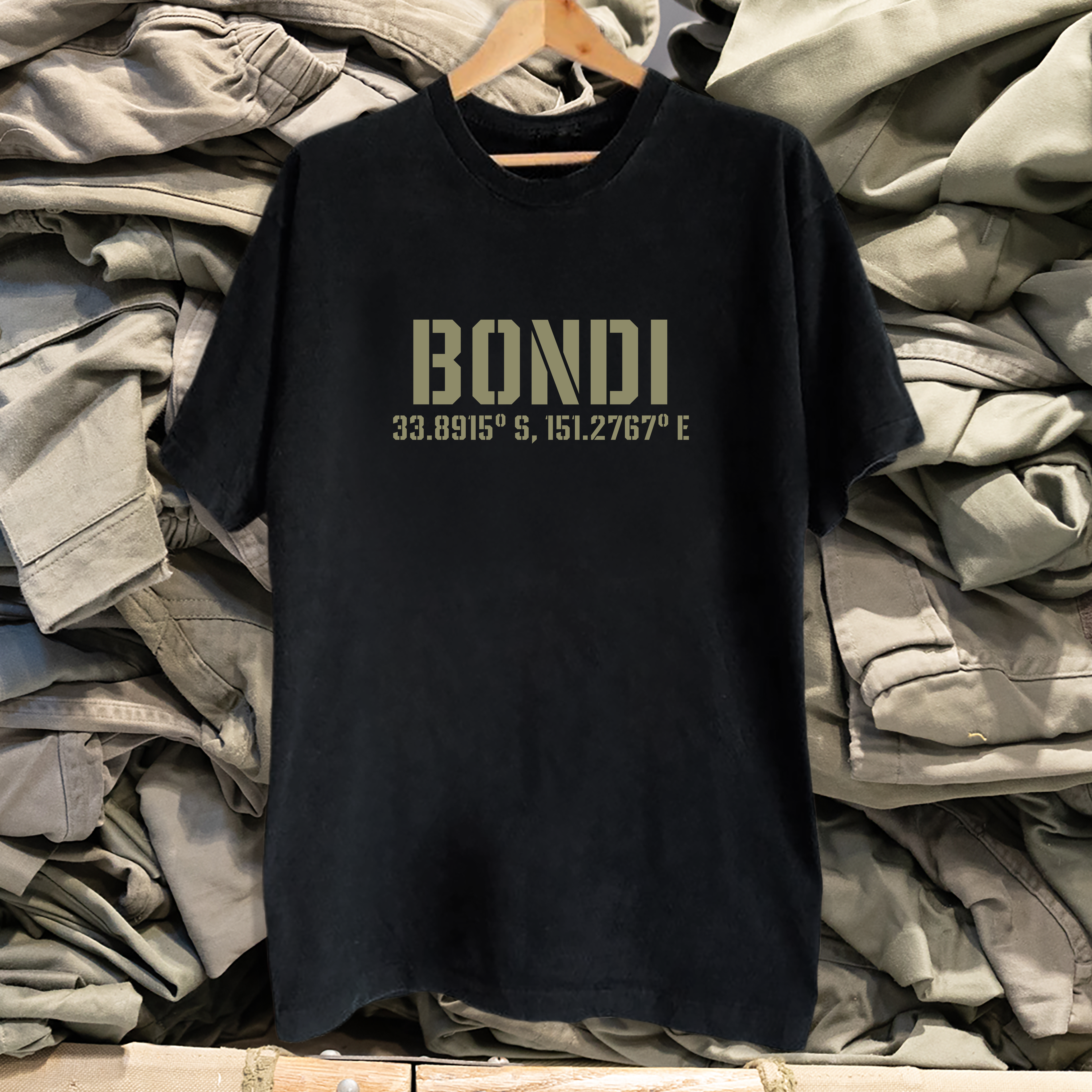 Bondi Service Black Tee