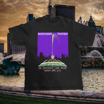 Buckingham Fountain Vintage Black Tee