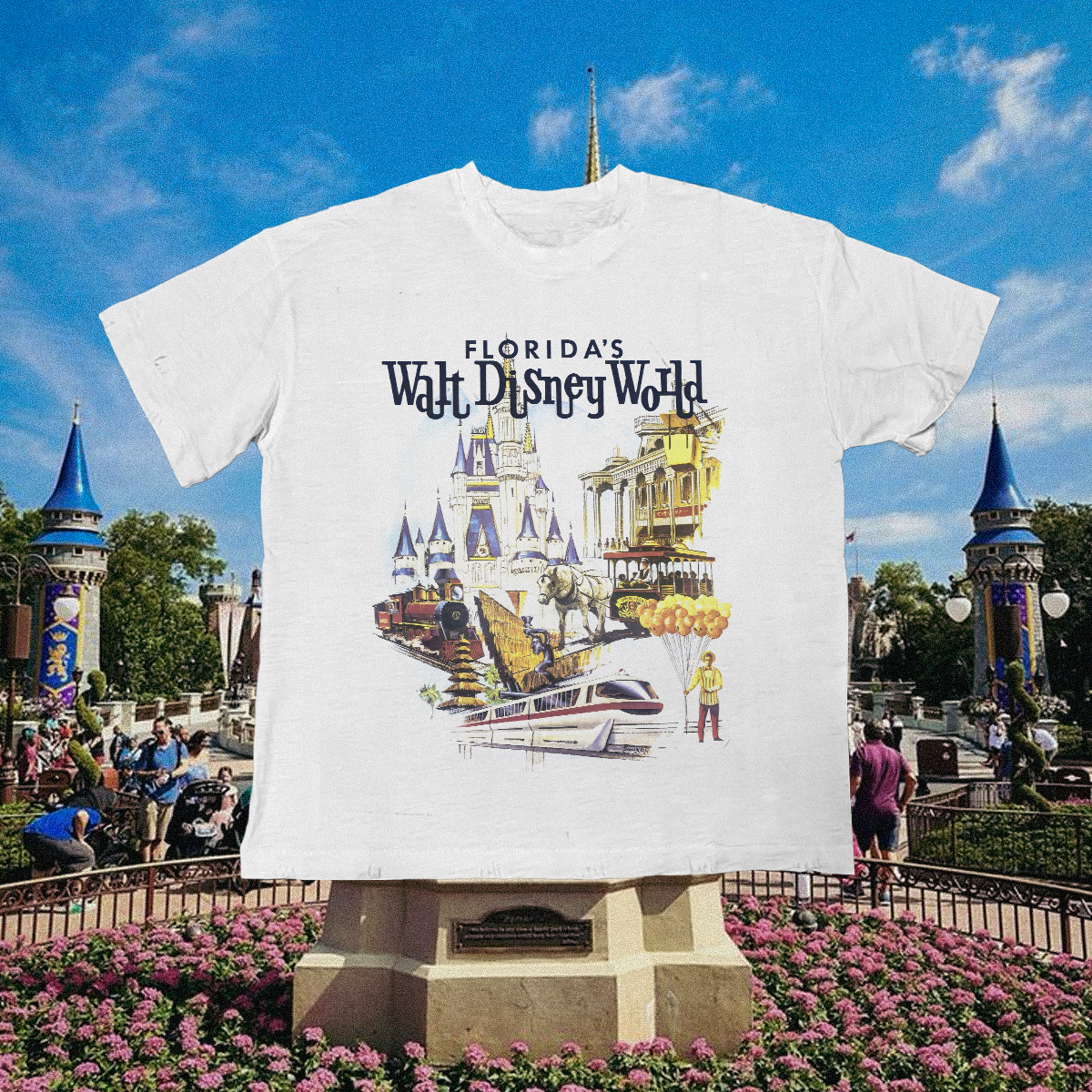 Walt Disney World Vintage White Tee