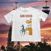 San Diego Zoo Vintage White Tee