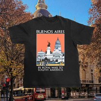 Bueno Aires Vintage Black Tee