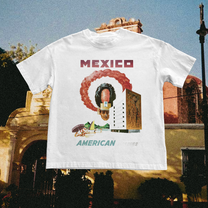 Mexico Airlines Vintage White Tee