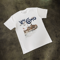 Italian 'Lake Como' Classic White Tee
