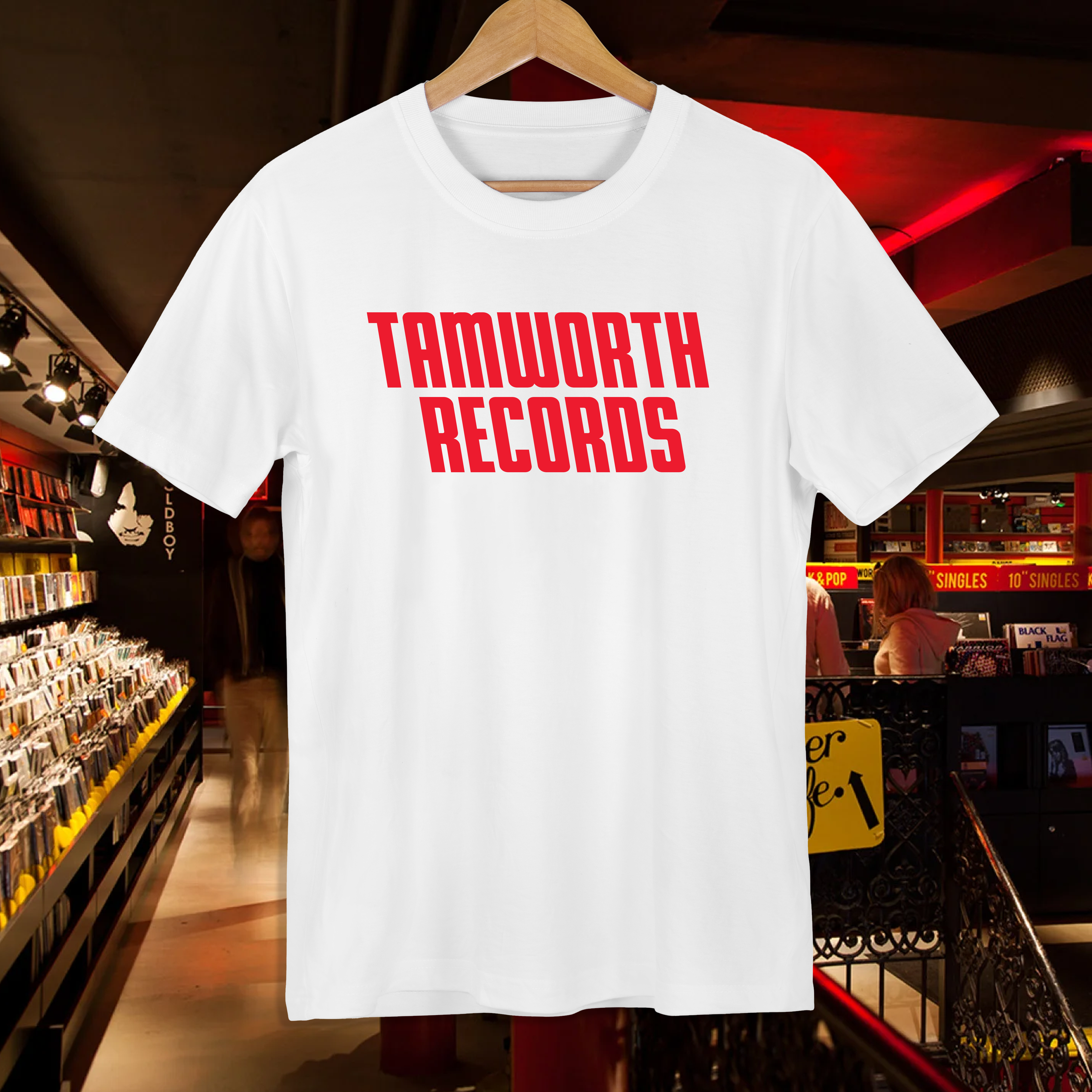 Tamworth Records White Tee