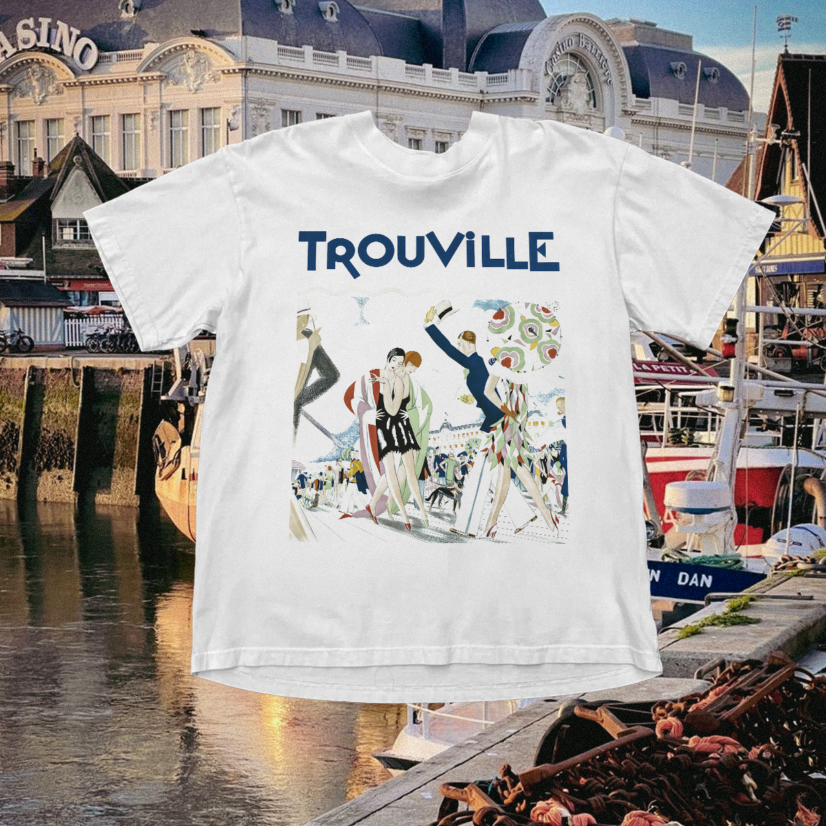 Trouville Vintage White Tee